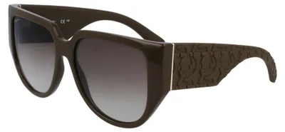 Zdjęcie produktu dla Ferragamo SF1088SE 324 DARK KHAKI 57/16/140 Damen Sonnenbrillen