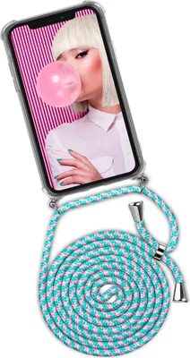 Produktbild von TWIST-Case + TWIST-Cord für iPhone 12 Pro Max, Farbe:Bubblegum (Silber)
