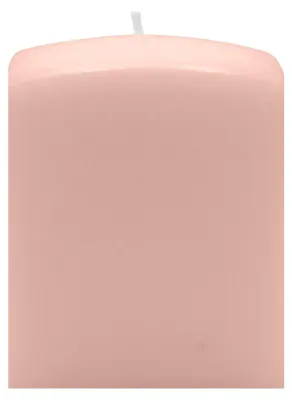 Produktbild von Quader Kerzen Taupe Rosa 8 x Ø 6/6 cm, 4 Stück