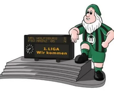 Produktbild von VfL Wolfsburg Gartenzwerg Aufstieg