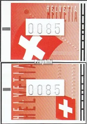 Produktbild von Briefmarken Schweiz 2005 Mi ATM15-ATM16 (kompl.Ausg.) postfrisch Automatenmarke