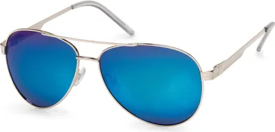 Produktbild von styleBREAKER polarisierte Flieger Sonnenbrille, Pilotenbrille mit Federscharnier, Etui und Putztuch, Uni 09020046