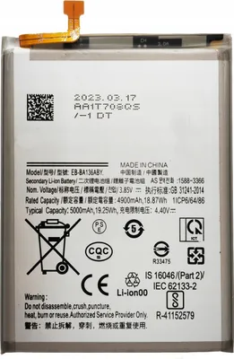 Image de Neuer Akku Eb-Ba136Aby Für Samsung Galaxy A13 5G A136