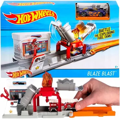 Produktbild von Mattel Hot Wheels DWL01 Tank Explosion inkl. 1 Fahrzeug