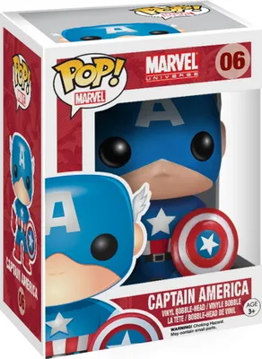 Produktbild von Marvel Universe - Captain America 06 - Funko Pop! - Vinyl Figur