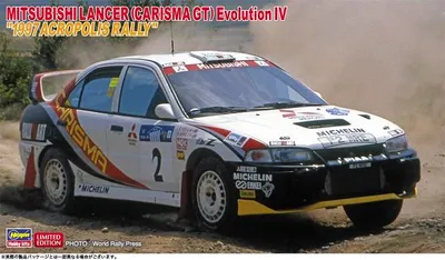 Produktbild von Hasegawa 20593 - 1/24 Mitsubishi Lancer Carisma GT, Evo IV, 1997 Acropolis Rally