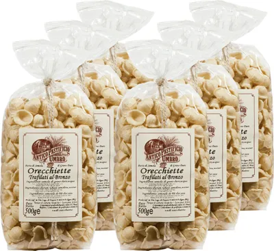 Produktbild von Antico Pastifico Umbro Orecchiette 6x 500g Traditionelle Pasta aus Umbrien, Italien