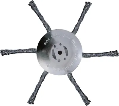 Produktbild von Trimmerkopf aus Stahldraht, 6-Zoll-Grastrimmerkopf, Unkrautfresserklinge, Unkrauttrimmer-Ersatzklinge für Rasenmäherschale