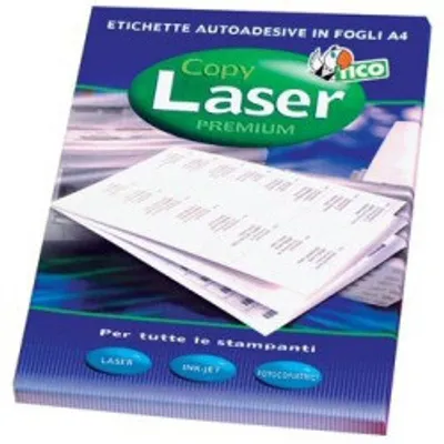 Image de Tico LP4W-7037 étiquette autocollante blanche 2400 pcs(s)
