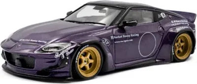 Produktbild von Solido 421438217 Nissan Fairlady Z Rocket Bunny 2022 lila 1:43