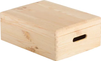 Image de Caisse Rangement Pin Astigarraga Caisse Rangement Pin Massif Avec Couvercle - Astigarraga