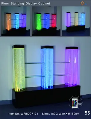 Produktbild von Wasser Wand Wall Säule Trennwand Ragal Vitrine Wasserwände LED