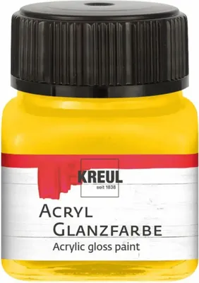 Produktbild von KREUL Acryl Glanzfarbe Sonnengelb 20 ml