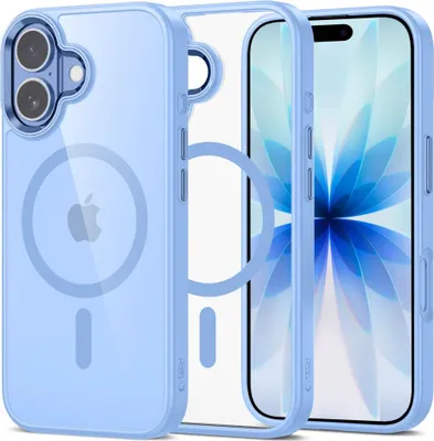 Zdjęcie produktu dla Tech-Protect 5906302334209, Pokrowiec, Apple, iPhone 17, 16 cm (6.3"), Niebieski, Przezroczysty