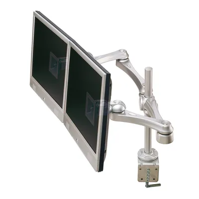 Produktbild von ROLINE Kloubový držák na 2x LCD, montáž na stůl (17.03.1230)