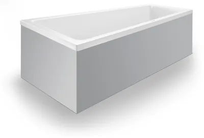 Immagine prodotto di Duravit No.1 baignoire encastrée, trapèze, 1600x850mm, 1 pente de dossier à gauche, blanc, 700506000000000, 700506000000000