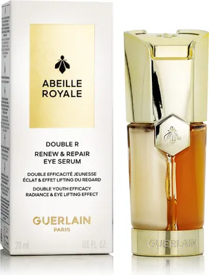 Obrázek produktu pro Guerlain Abeille Royale Double R Renew & Repair Eye Serum, Oční sérum, 20 ml, Ženy, Proti tmavým kruhům, Proti vráskám, Prosvětlující, Vytažení, Univerzální pleť, Pumpovacíc lahvička