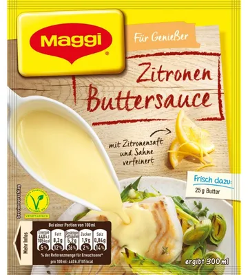 Image de Maggi Pour les gourmets Sauce au beurre au citron pour volaille et poisson 33g