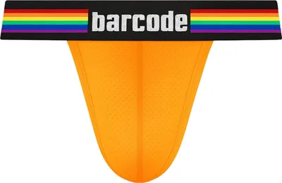 Image de Barcode Berlin - Sous-vêtement Hommes - Pride Jockstrap Neonorange - 1x Taille M