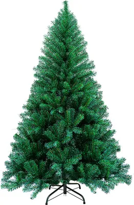 Zdjęcie produktu dla Sztuczne drzewko świąteczne TolleTour, wysokość 210 cm (średnica ok. 110 cm), z około 1000 gałęzi, imitujące drzewo świerkowe, dekoracyjne, w zestawie metalowa podstawa, łatwy montaż, składane, kolor zielony