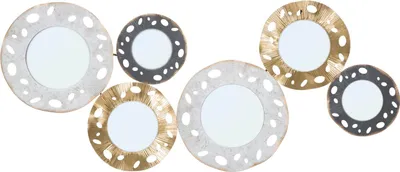 Image de Décoration murale Ferro 104 x 45,5 x 4 cm Métal MDF Multicolore