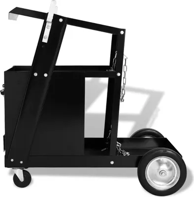 Produktbild von vidaXL Schweißwagen mit 4 Schubladen Schwarz