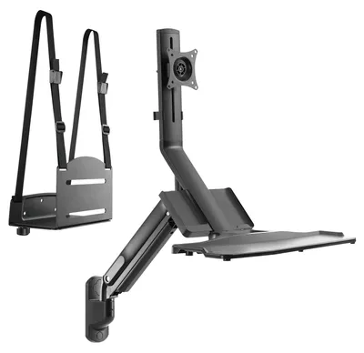 Image de Support mural écran - Support moniteur 17 à 32 pouces - Jusqu'à 9 kg - VESA 75x75 et 100x100