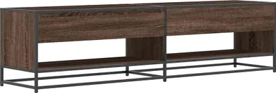 Obrázek produktu pro vidaXL TV skříňka hnědý dubový vzhled 180,5x40x46 cm materiál na bázi dřeva