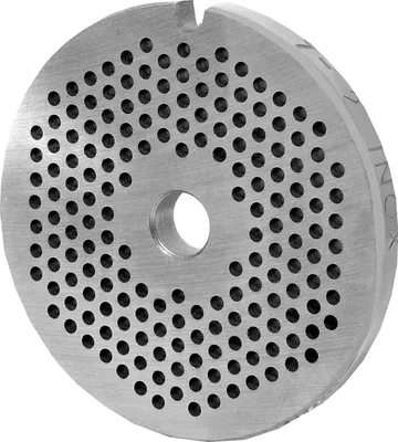 Produktbild von WolfCut INOX Lochscheibe Gr. 7-2,0 mm Bohrung - passend für alle gängigen Fleischwölfe Größe 7 – z.B.: Bosch MUM6/MUM7 - Jupiter Größe 7, Kenwood A900, Regina BME 7 und viele mehr.