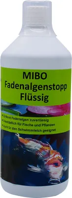 Produktbild von MIBO Fadenalgenstopp Flüssig 1000ml Fadenalgen Stopp Teichpflege