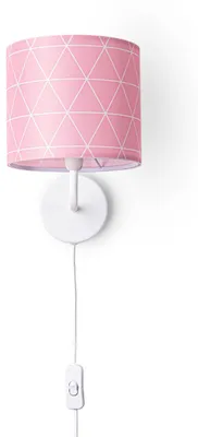 Produktbild von Wandleuchte Stofflampenschirm Tischlampe Nachttischlampe E14 Vintage Retro Rund
