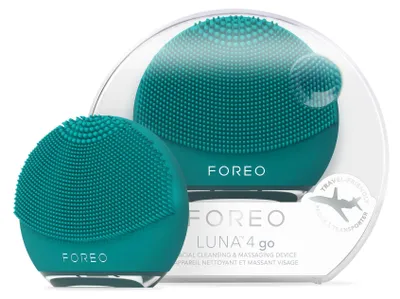 Produktbild von FOREO LUNA 4 go Gesichtsreinigungsbürste – Sanfte Reinigung & Massage – Kompaktes Beauty Tool für alle Hauttypen