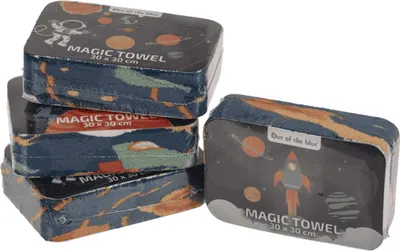 Produktbild von Magisches Handtuch Space, 30 × 30 cm, 100 % Baumwolle, sortiert