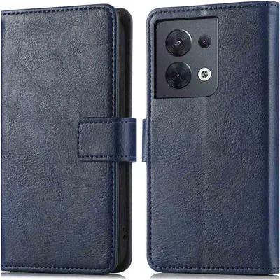 Image de imoshion Bibliothèque Luxe pour l'Oppo Reno 8 5G - Bleu foncé