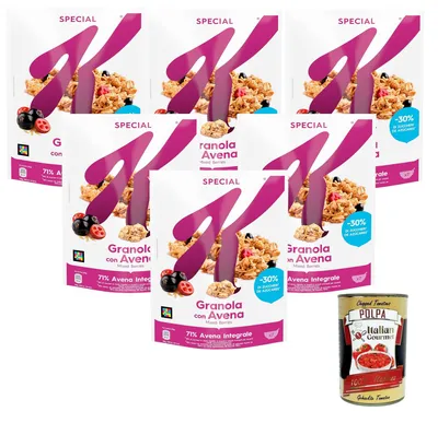 Produktbild von Kelloggs Italian Gourmet Special K Beeren Granola Müsli ai frutti di bosco 6 x 320g