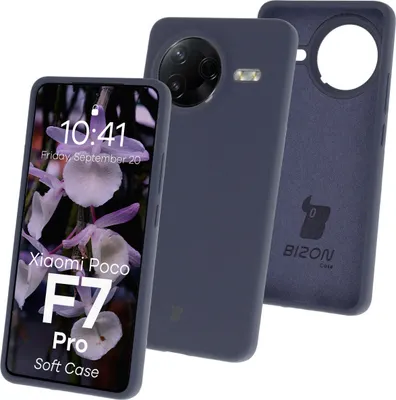 Produktbild von Bizon Soft Case Xiaomi POCO F7 Pro dunkelblau