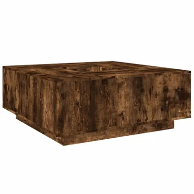 Produktbild von vidaXL Couchtisch Räuchereiche 100x100x40 cm Holzwerkstoff