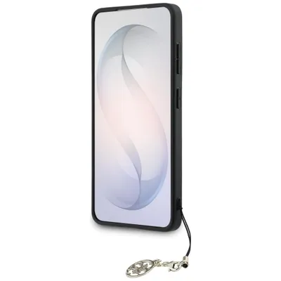 Produktbild von GUESS case passend für SAMSUNG S26 GUHMS26SGF4GGR (PU 4G Classic Logo with Charm) black