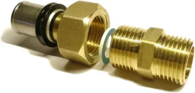 Obrázek produktu pro 3 x přechodové šroubení s vnějším závitem, velikost 16x2 - závit 1/2" (balení 3 ks)
