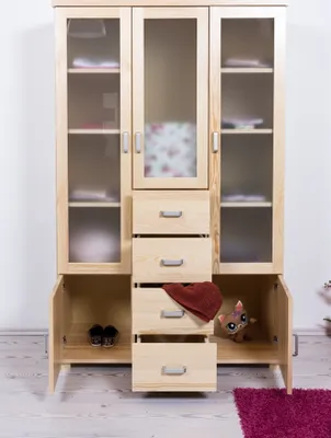 Produktbild von Schlafzimmerschrank, 50cm x 121cm x 194cm (LxBxH)