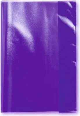 Produktbild von Heftschoner A4 transparent violett Packung mit 25 Stück