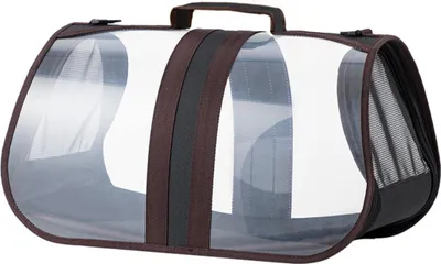 Produktbild von INF Panoramatransparente Handtasche Tiertransportbox - Faltbar, Atmungsaktiv