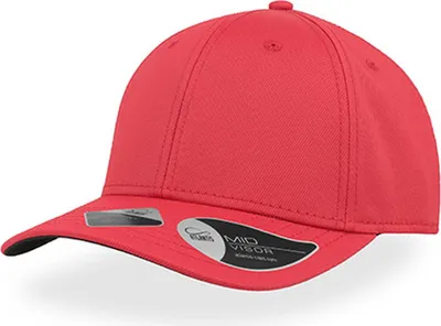 Produktbild von Atlantis BASE | Base Cap, 6-Panel-Cap - Farbe: Red - Größe: One Size