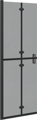 Zdjęcie produktu dla vidaXL Parawan prysznicowy czarny 70 x 6,5 x 190 cm