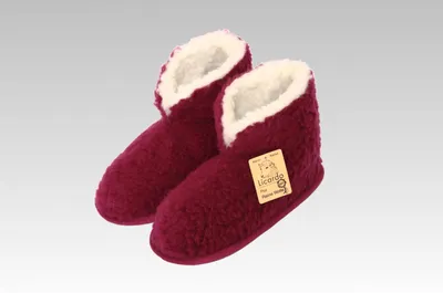 Produktbild von Heimschuhe Wolle bordeaux bordeaux