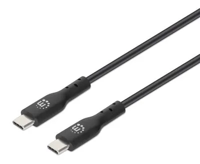 Produktbild von MANHATTAN USB 2.0 Typ C-Kabel C-Stecker/C-Stecker 2m schwarz