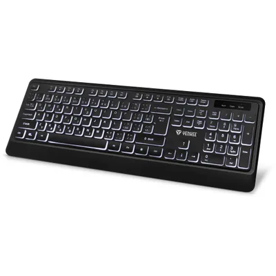 Obrázek produktu pro YENKEE Keyboard Backlit quiet USB with low-profile keys