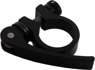 Produktbild von Aluminium Schnellspanner Fahrrad Sattelstützen Klemmring 28.6mm Schelle schwarz