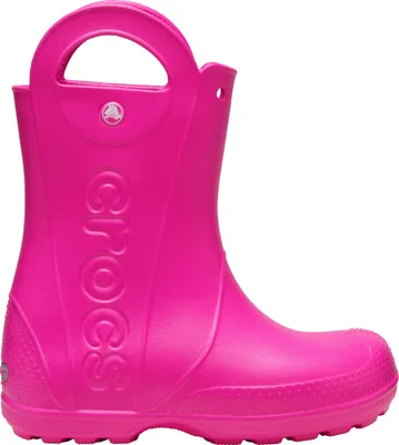 Produktbild von Crocs Uni Kinder Handle It Rain Boot K Stiefel, Pink Crush, 37/38 EU