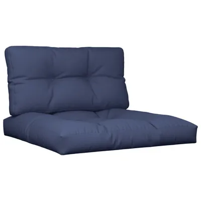 Immagine prodotto di vidaXL Cuscini per pallet 2 pezzi. Tessuto blu navy
